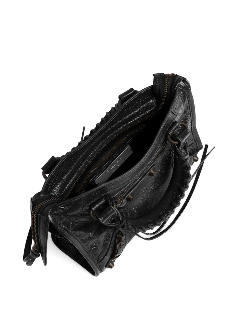 Balenciaga Le City leren mini-shopper Zwart
