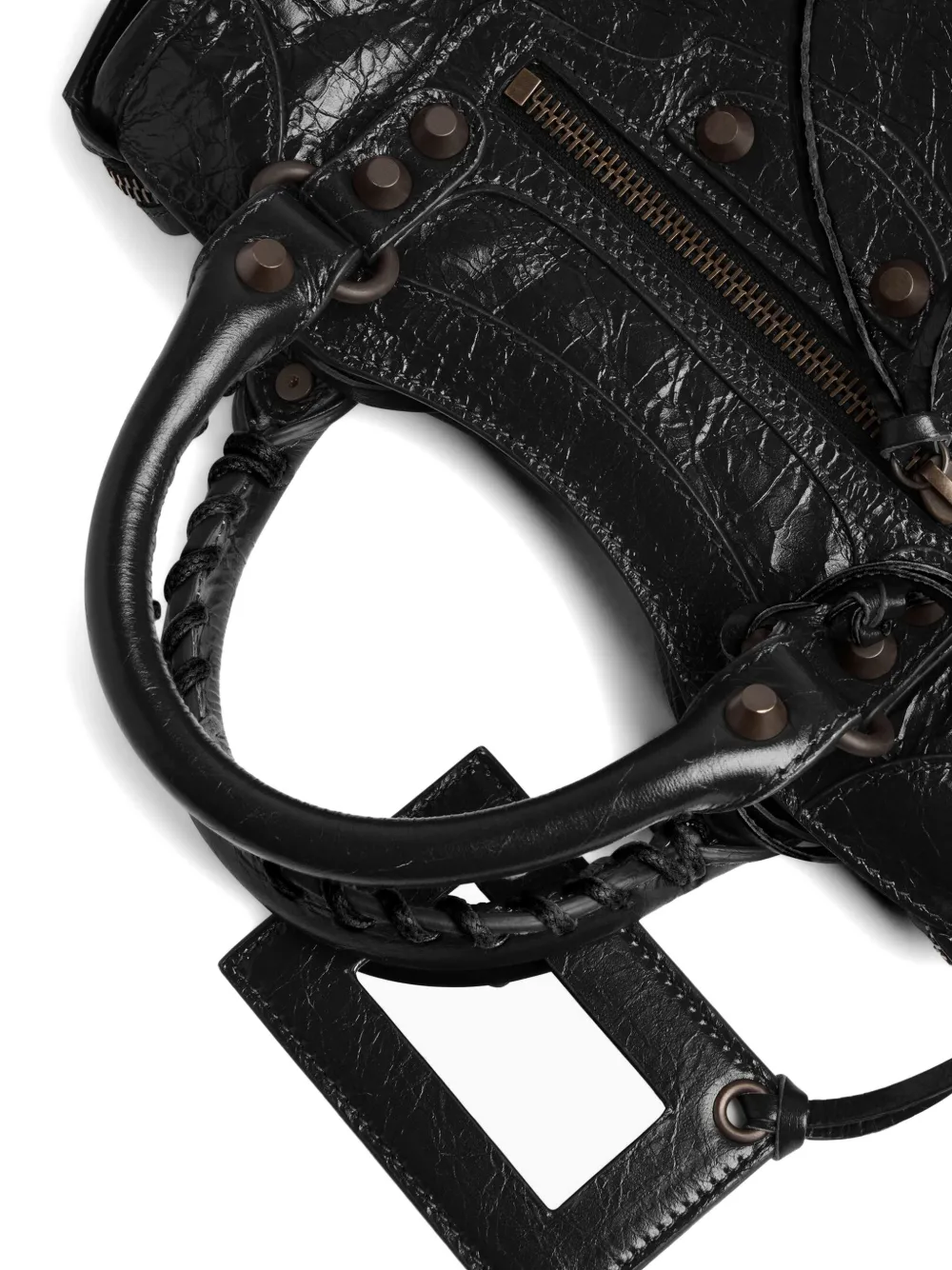 Balenciaga Le City leren mini-shopper Zwart