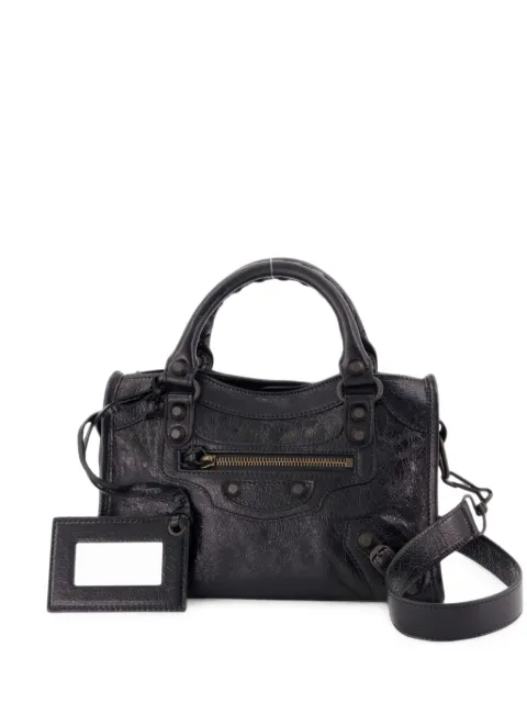 Balenciaga mini Le City leather tote bag