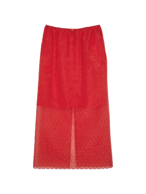 Cecilie Bahnsen Bala floral-lace midi skirt