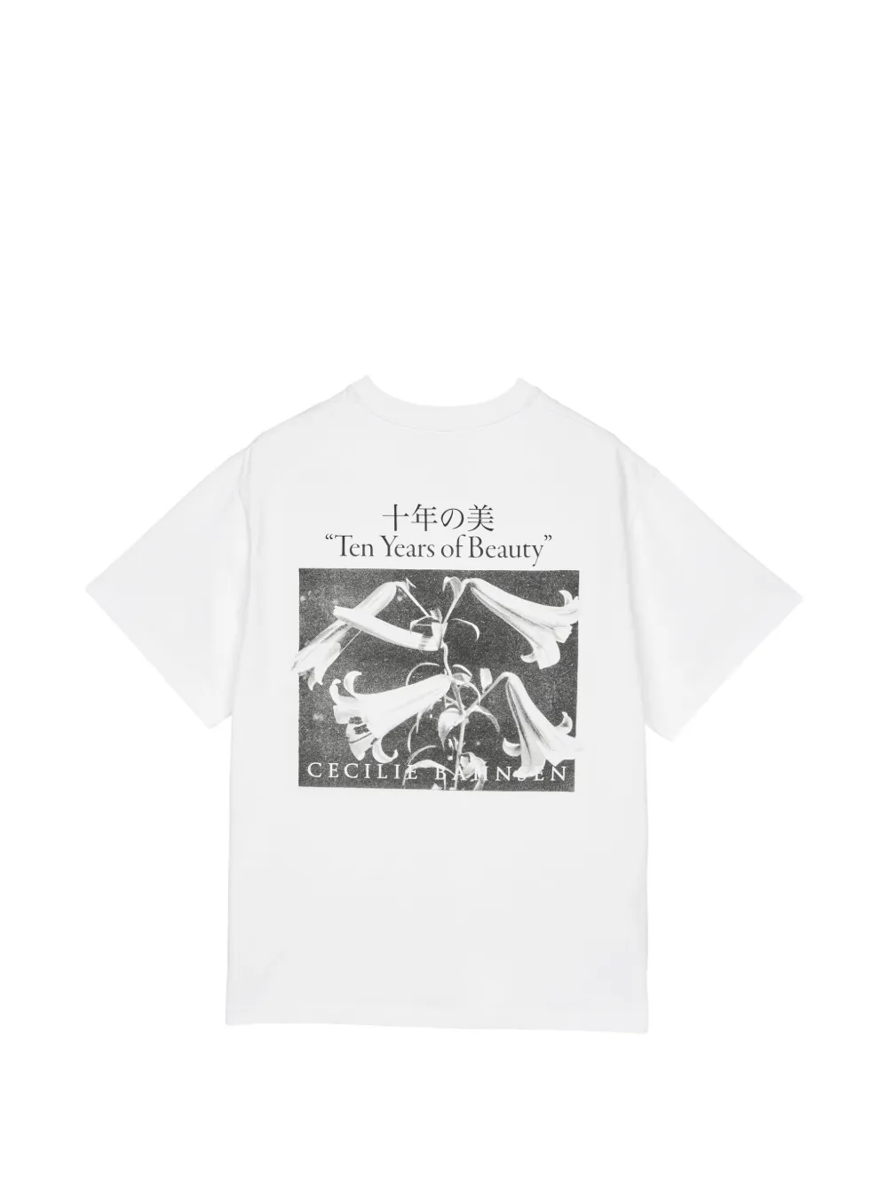 Cecilie Bahnsen Dorothy T-shirt met grafische print Wit