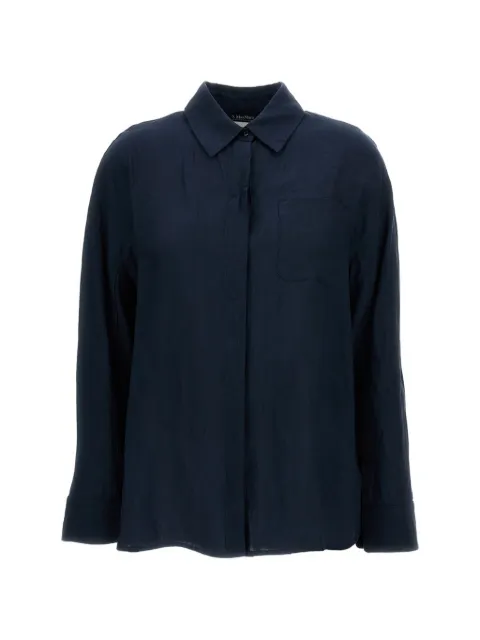'S Max Mara camisa Gala con bolsillo en el pecho
