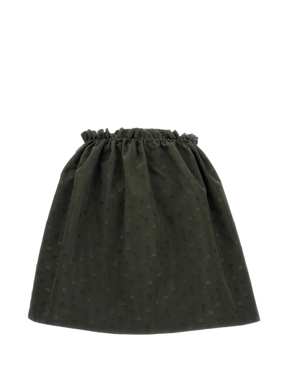 Cecilie Bahnsen Delina mini-rok met bloemen-jacquard Groen