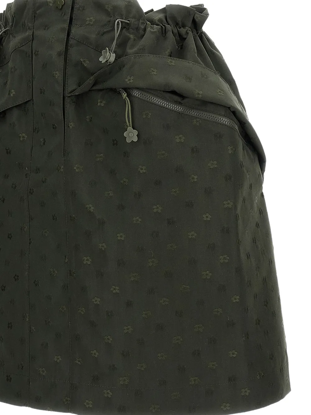 Cecilie Bahnsen Delina mini-rok met bloemen-jacquard Groen