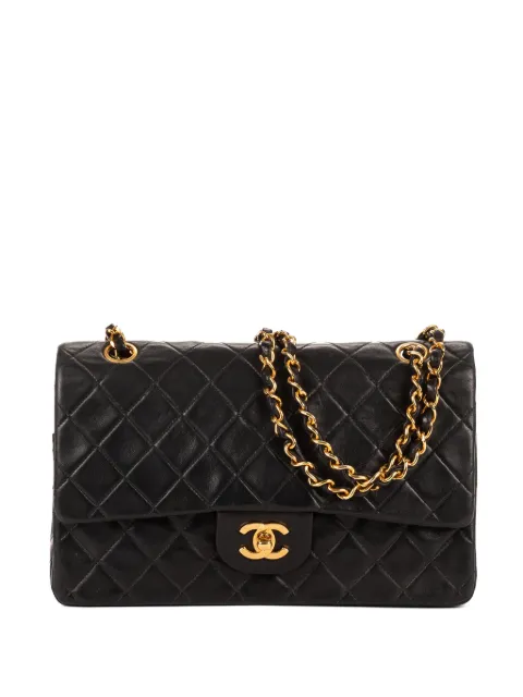 CHANEL Pre-Owned شنطة كتف مبطنة بقفل باللف وشعار CC
