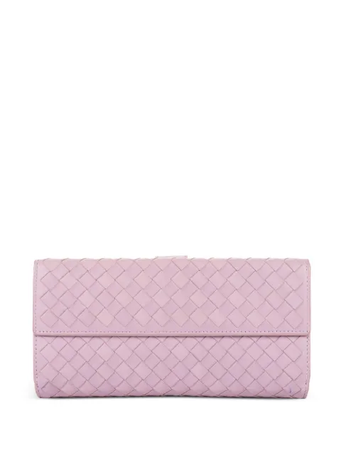Bottega Veneta Pre-Owned Intrecciato weave foldover wallet
