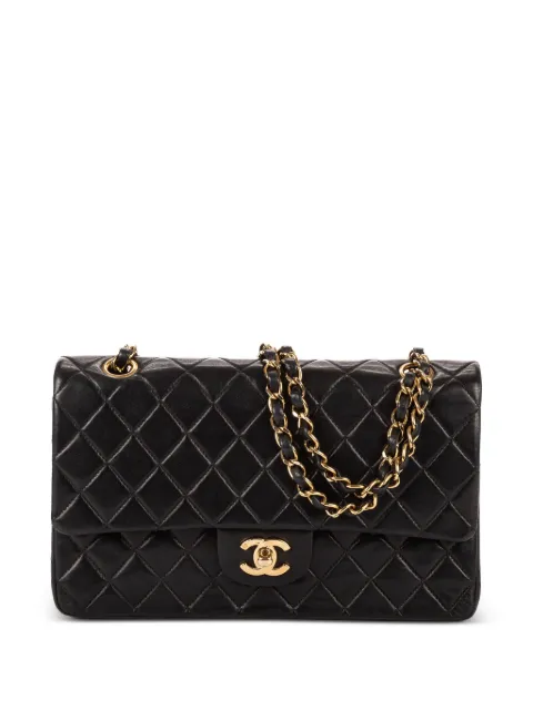 CHANEL Pre-Owned شنطة كتف مبطنة بقفل باللف وشعار CC