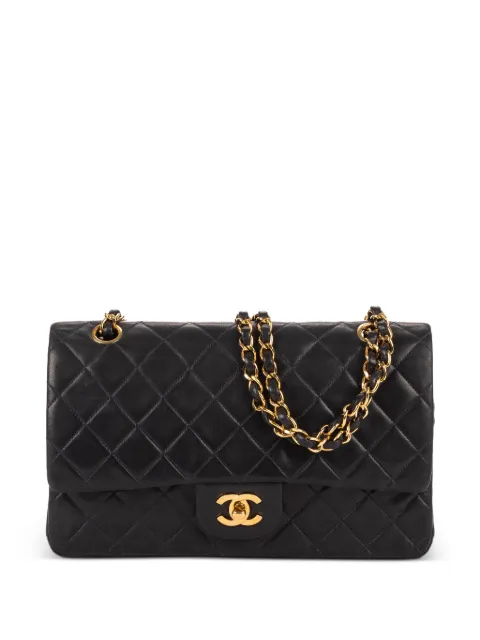CHANEL Pre-Owned شنطة كتف مبطنة بقفل باللف وشعار CC