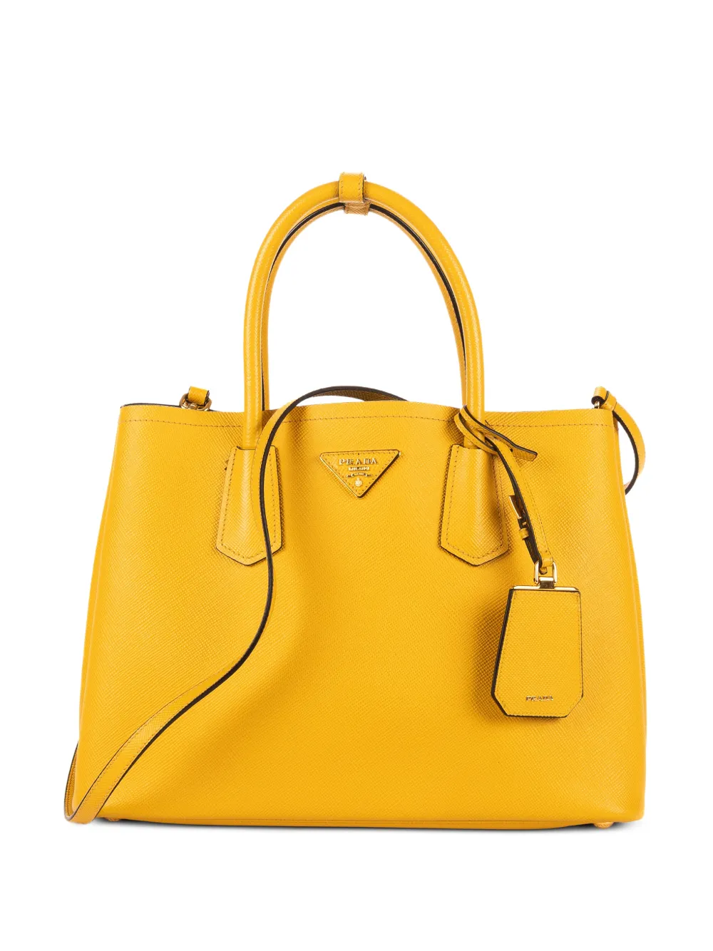 Prada Pre-Owned Saffiano leather tote bag - Yellow
