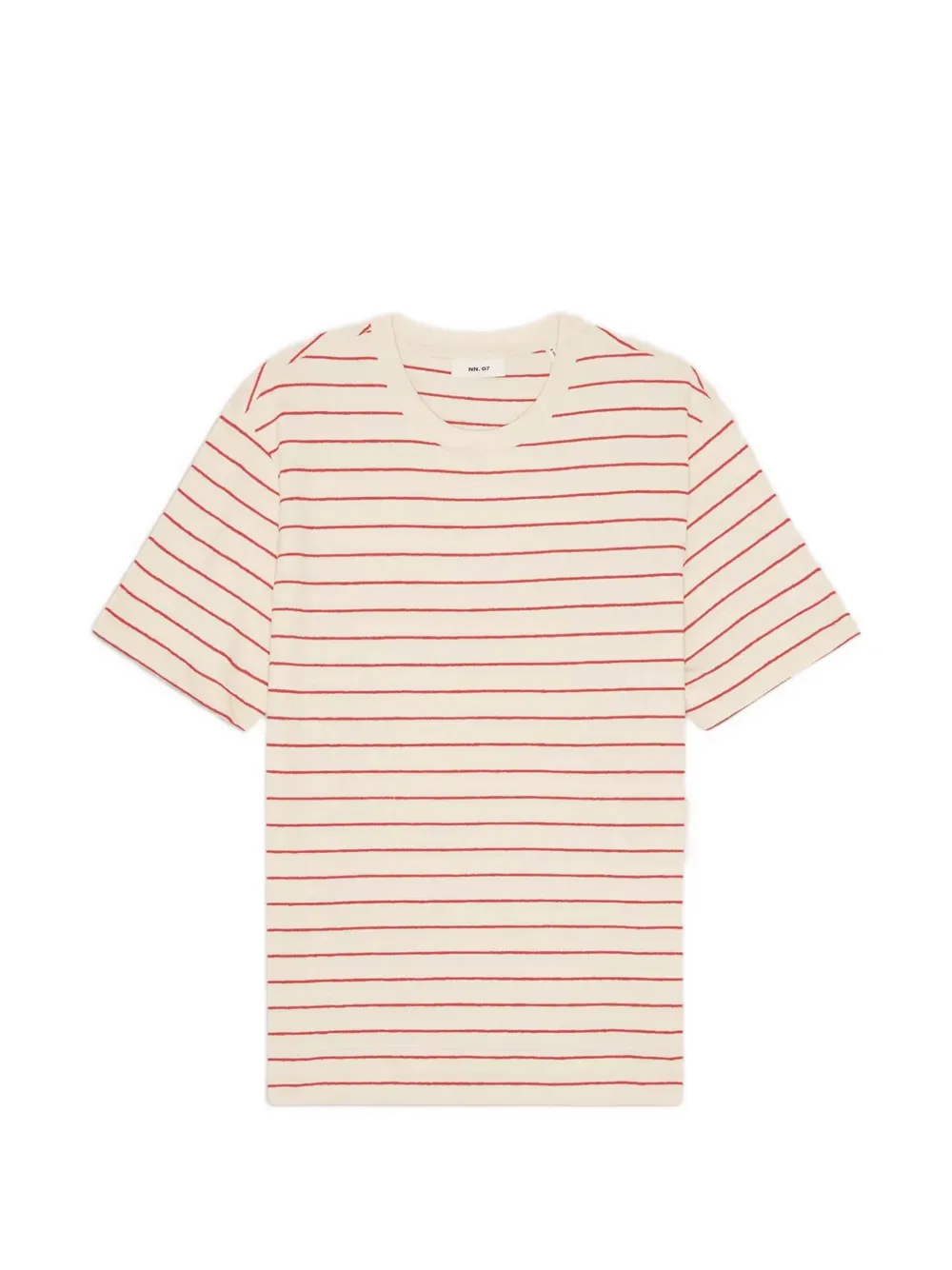 NN07 Pedro striped cotton T-shirt - Bianco