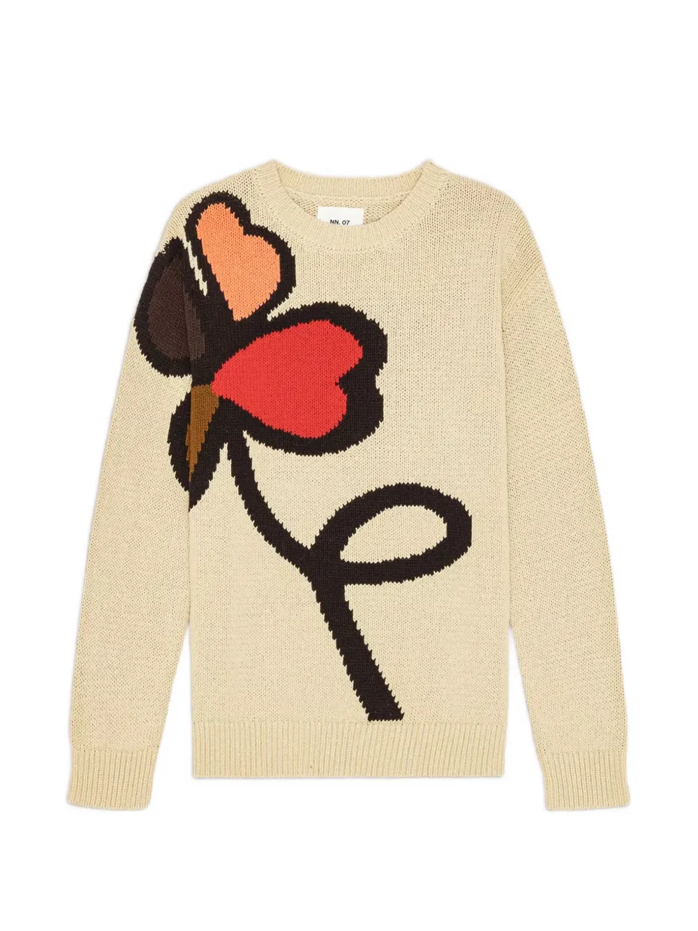 NN07 Todd intarsia-knit sweater - Toni neutri