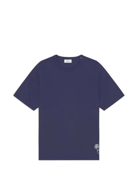 NN07 Jett clover-embroidered T-shirt