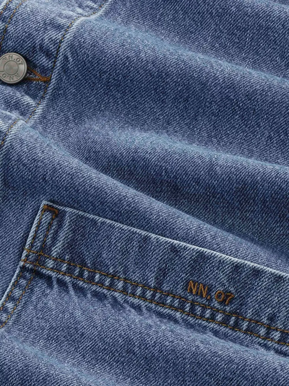 NN07 Blaze denim jack Blauw
