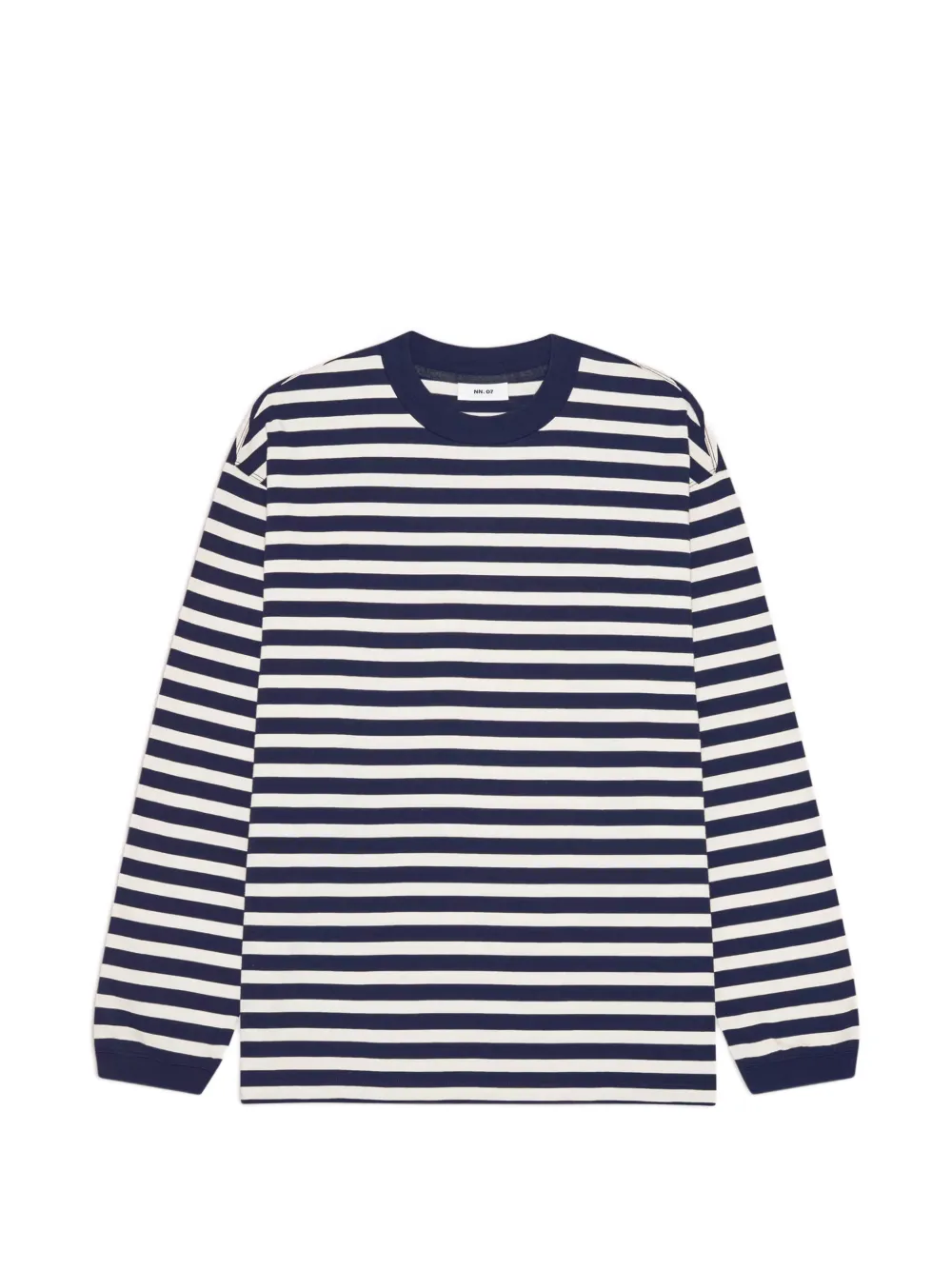 NN07 Lionel striped long-sleeve top - Blu