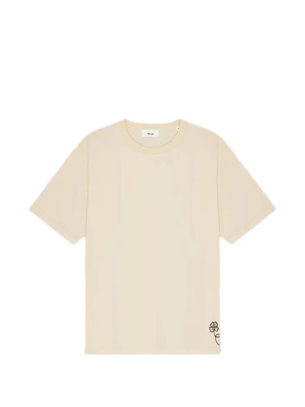 NN07 Jett clover-print T-shirt - Toni neutri