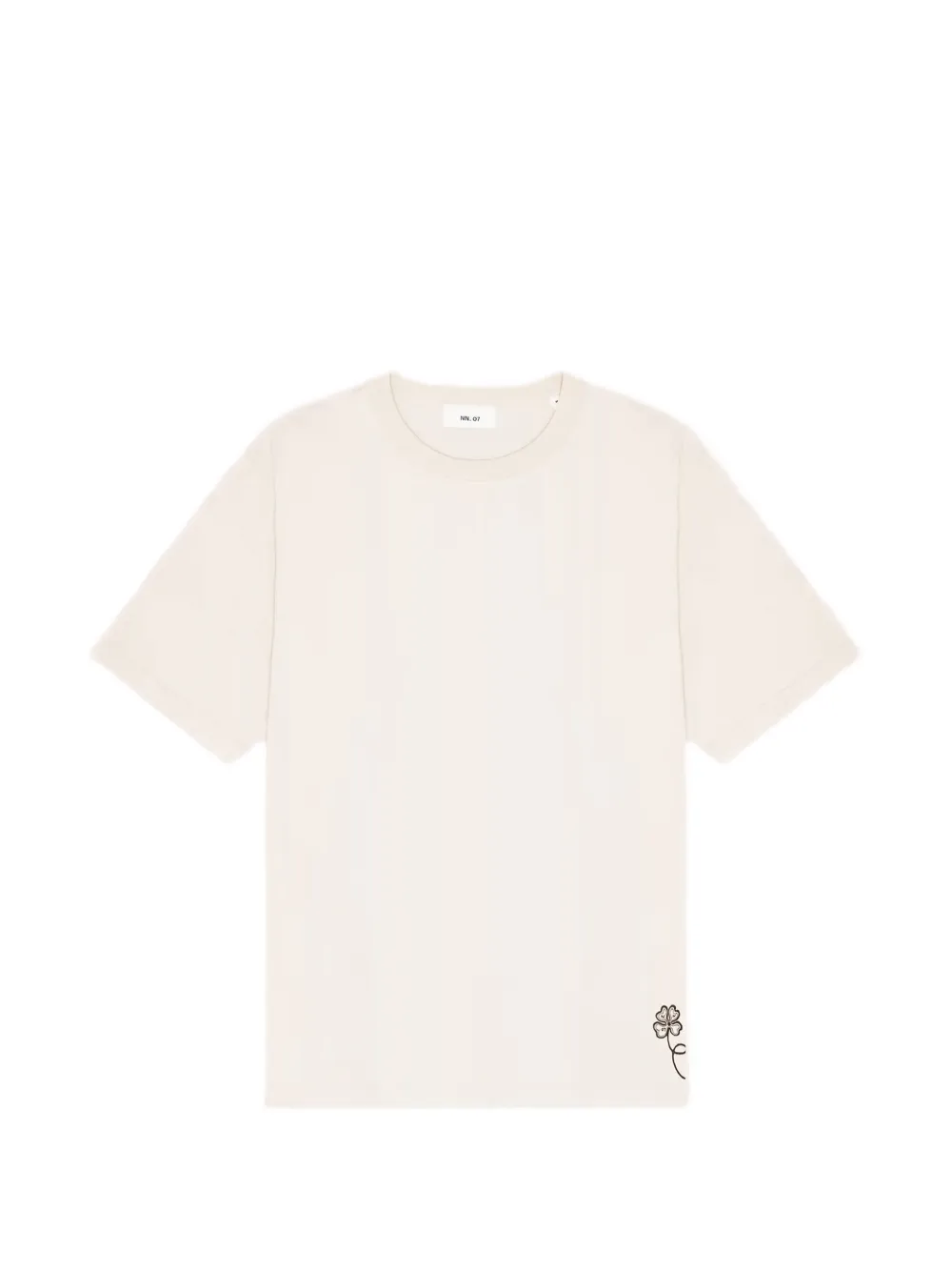 NN07 Jett clover-print T-shirt - Toni neutri