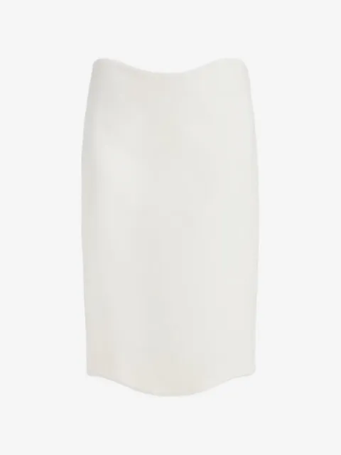 Alaïa curved-waistband pencil midi skirt