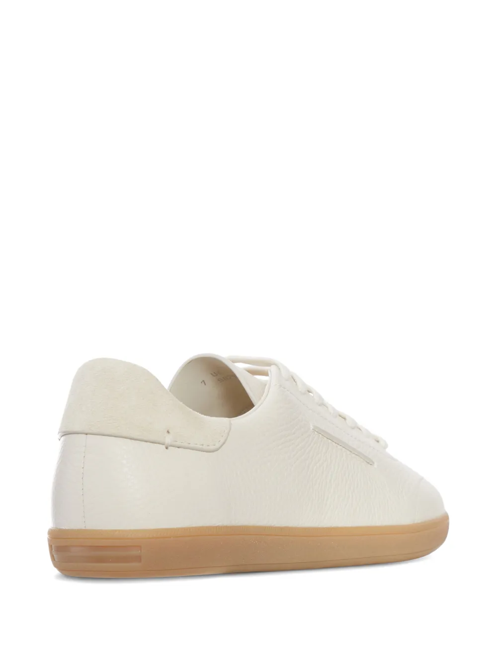 Zegna Leren sneakers Beige