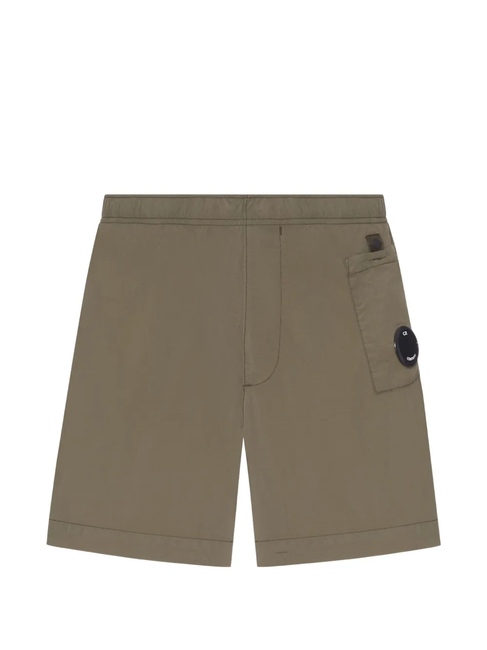C.P. Company Lens-detail cargo shorts - Verde