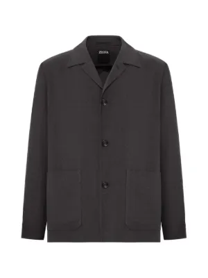 Giorgio Armani ヘリンボーン ジャケット | グレー | FARFETCH JP