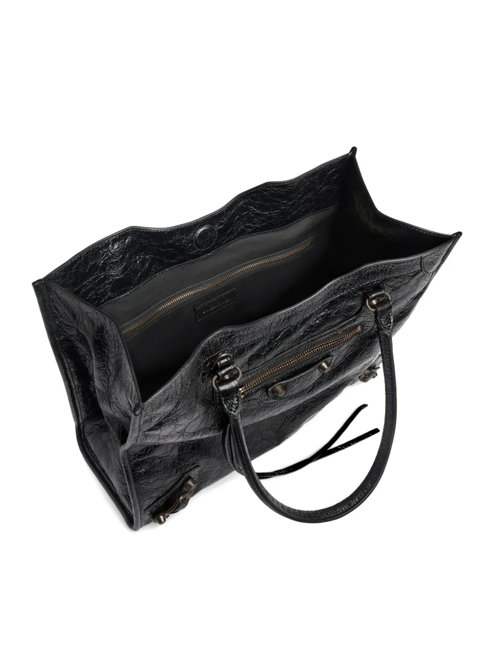Balenciaga Kleine Le City lamsleren shopper Zwart