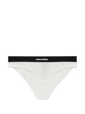 Logo-waistband Bikini Briefs