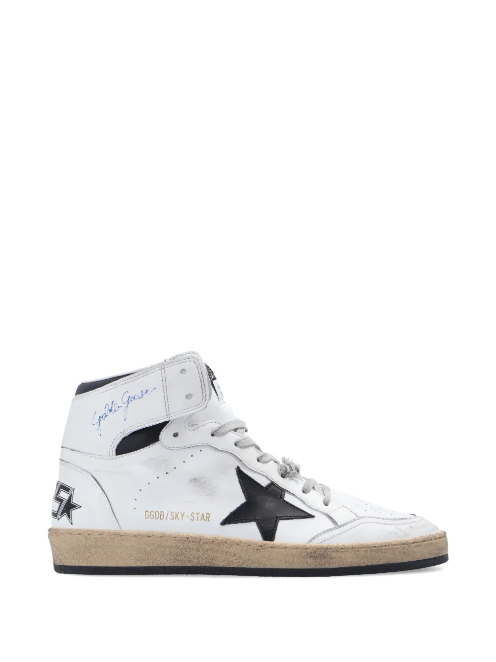 Golden Goose Sky Star high-top sneakers - 10283|WHITE