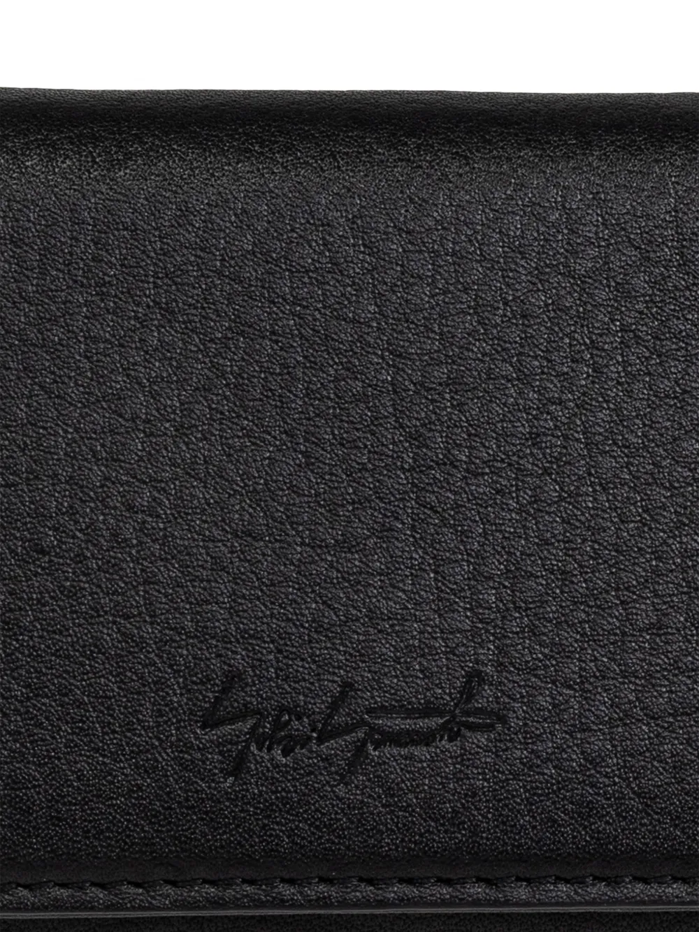 Discord Yohji Yamamoto Discord portemonnee met reliëf Zwart