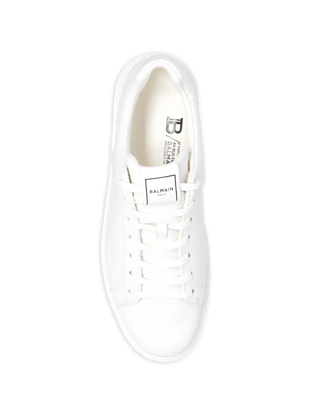 Balmain Sneakers met logo-reliëf Wit
