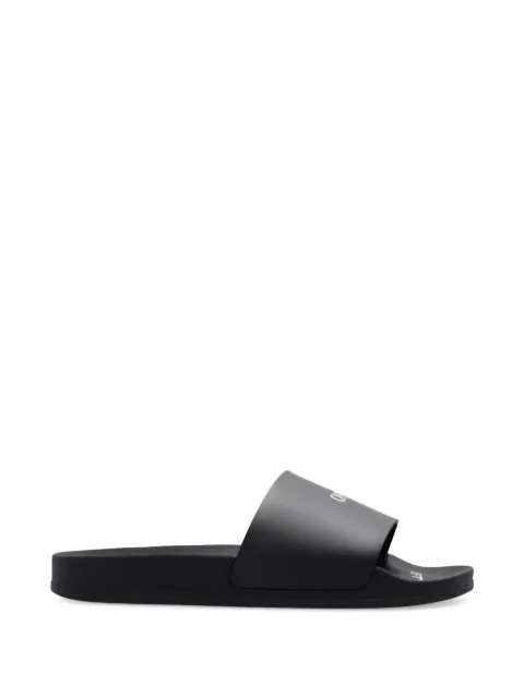 Off-White logo-print slides
