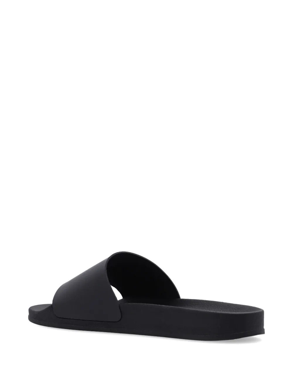 Off-White Badslippers met logoprint Zwart