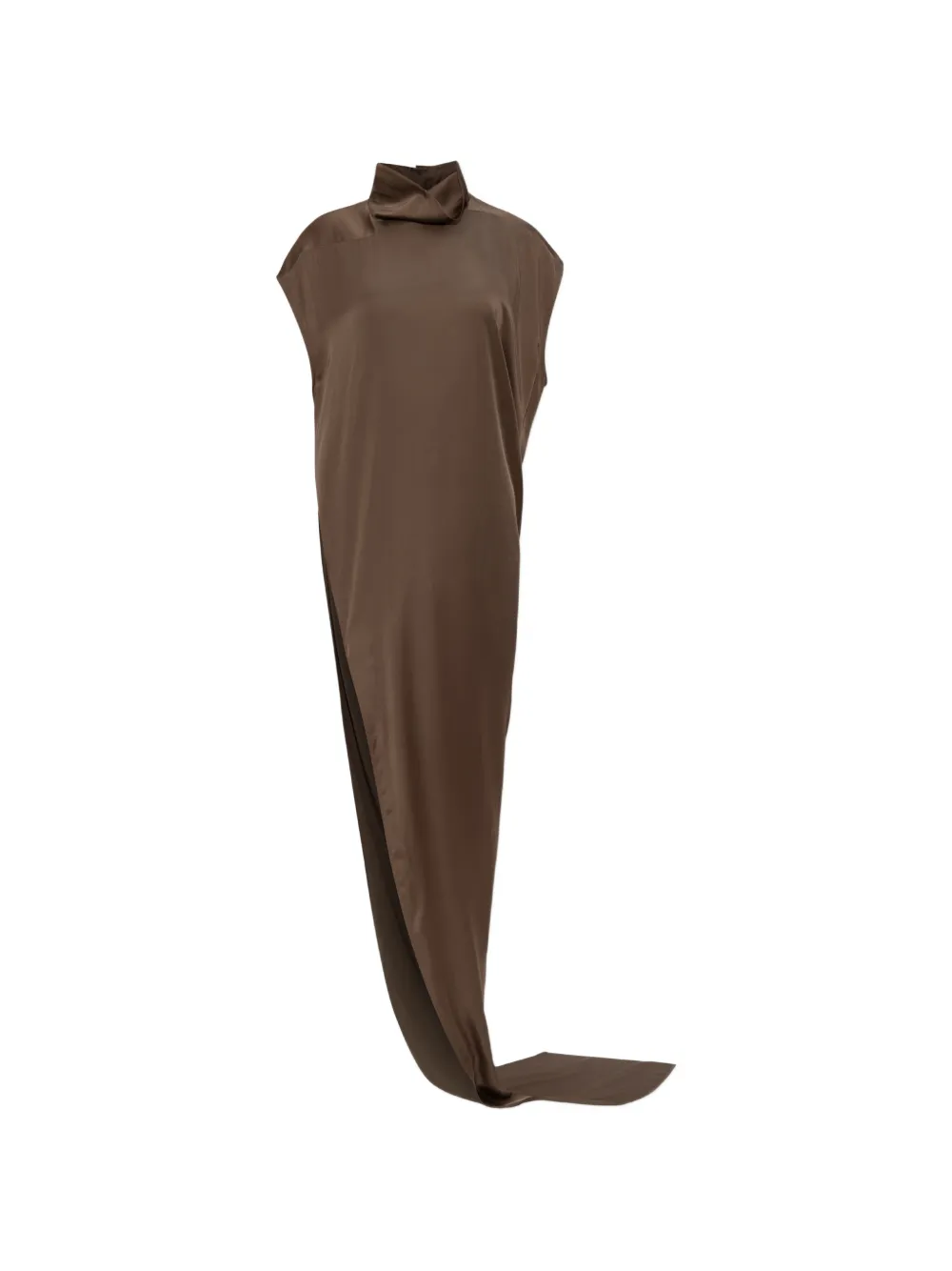 Rick Owens Edfu draped maxi dress - Braun