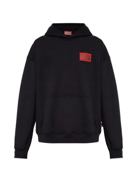 Diesel S-Boxt-Hood-S1 logo-patch hoodie