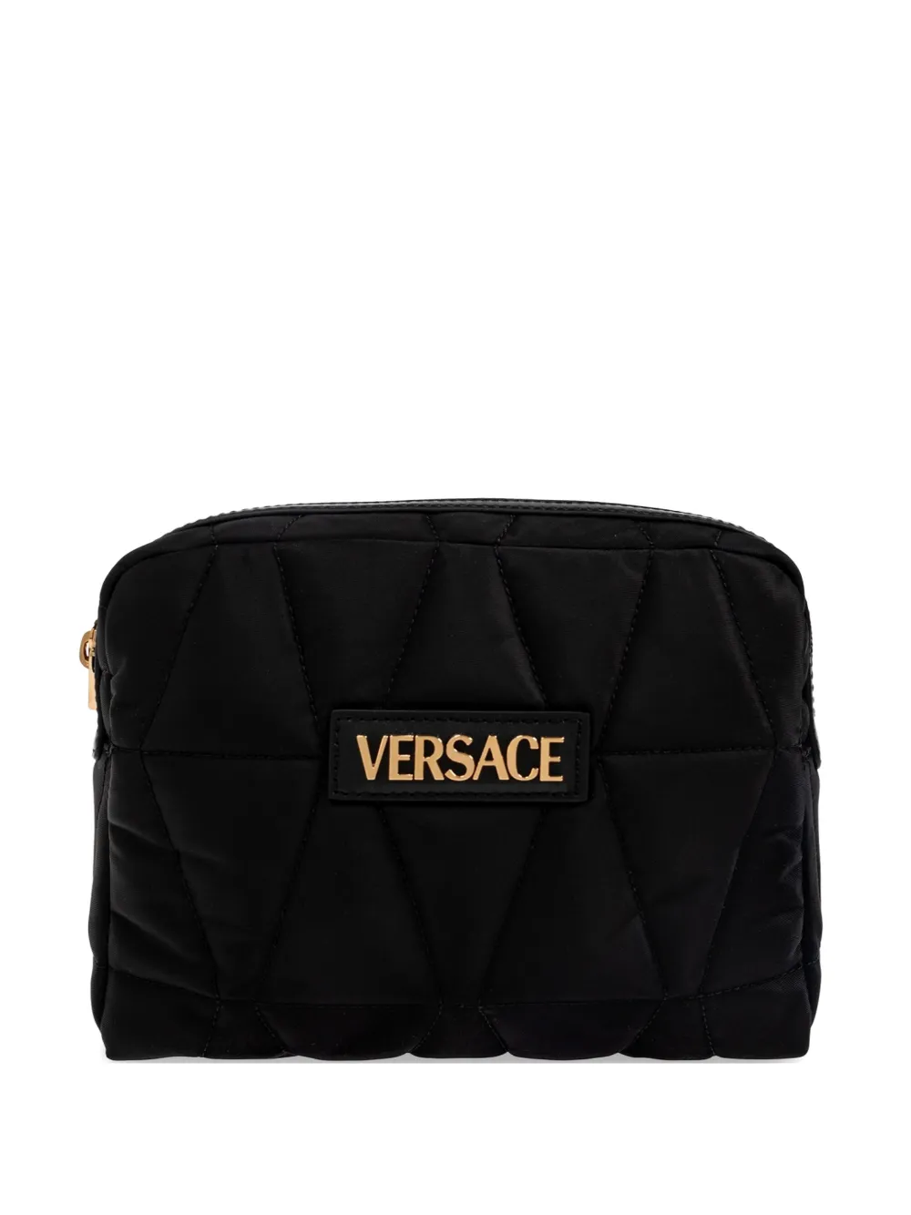 Versace quilted belt bag - Nero