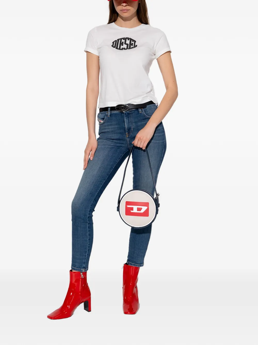 Diesel 2015 Babhila slim-fit jeans Blauw
