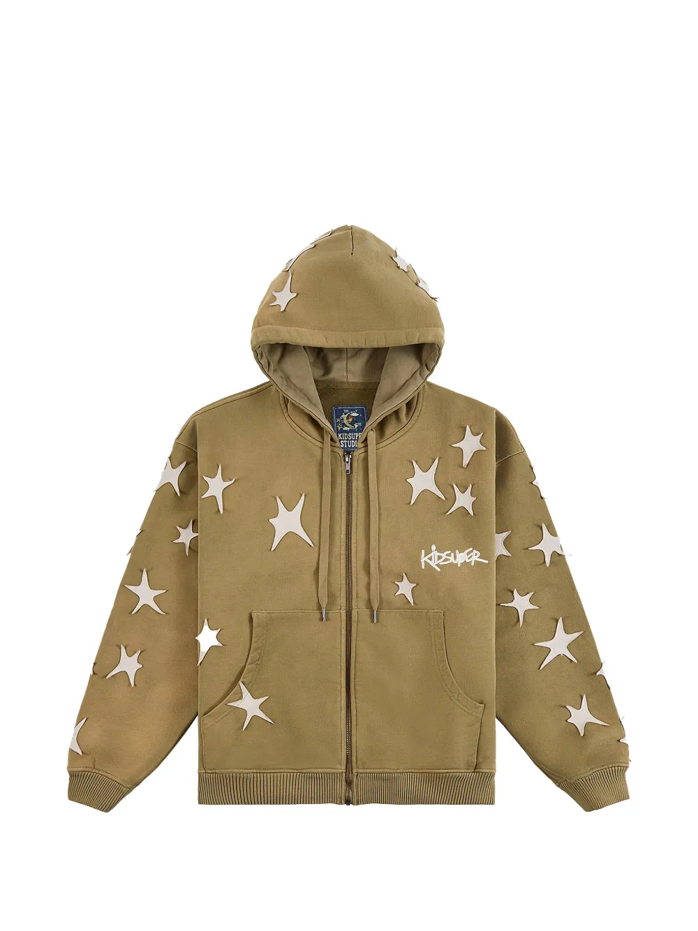 KidSuper embroidered-logo hoodie - Green