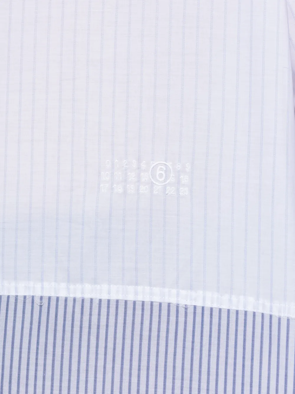 MM6 Maison Margiela Gestreept overhemd Wit