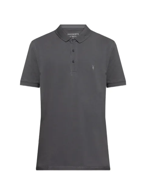 AllSaints Reform embroidered-logo polo shirt