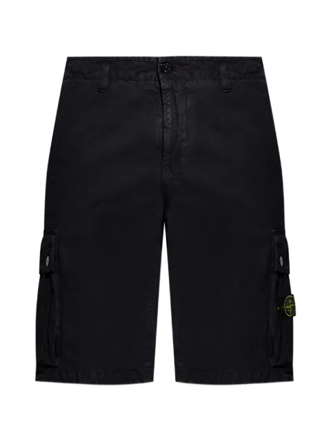 Stone Island shorts cargo con parche del logo