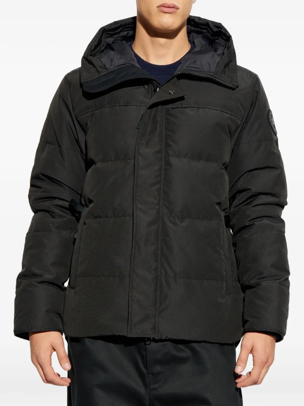 Canada Goose MacMillan gewatteerd jack Zwart