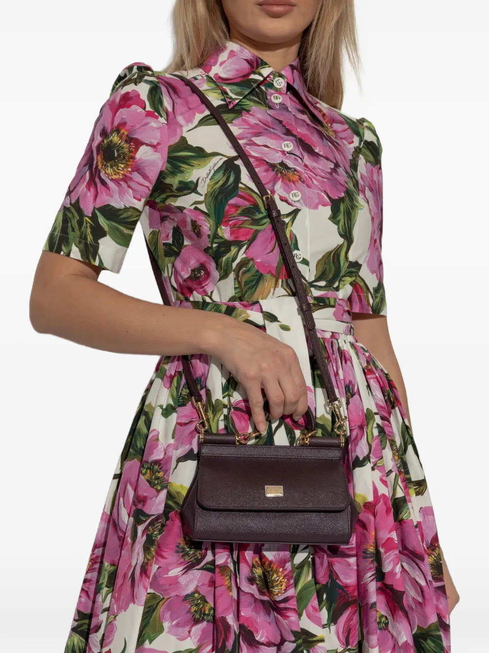 Dolce & Gabbana Sicily mini-handtas Paars