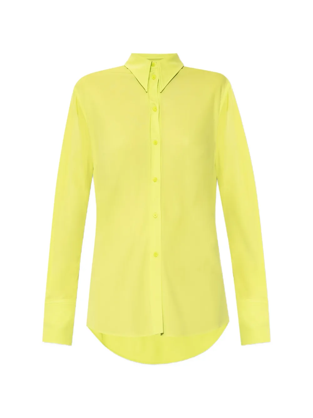 Alexander McQueen chain-embellished buttoned shirt - Gelb