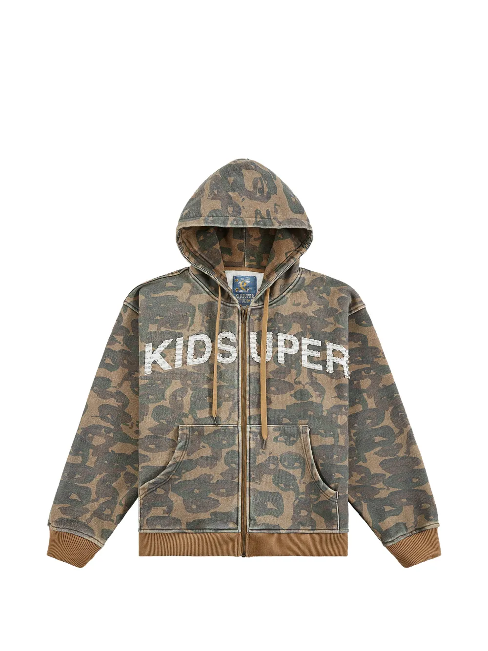 KidSuper Face Camo hoodie - Neutrals