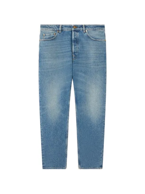 Golden Goose jean droit à patch logo