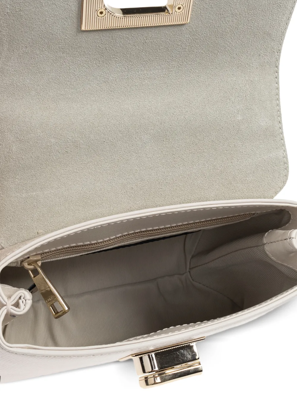 Furla 1927 leren shopper Wit
