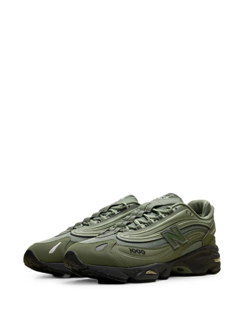New Balance 1000 panelled sneakers Groen
