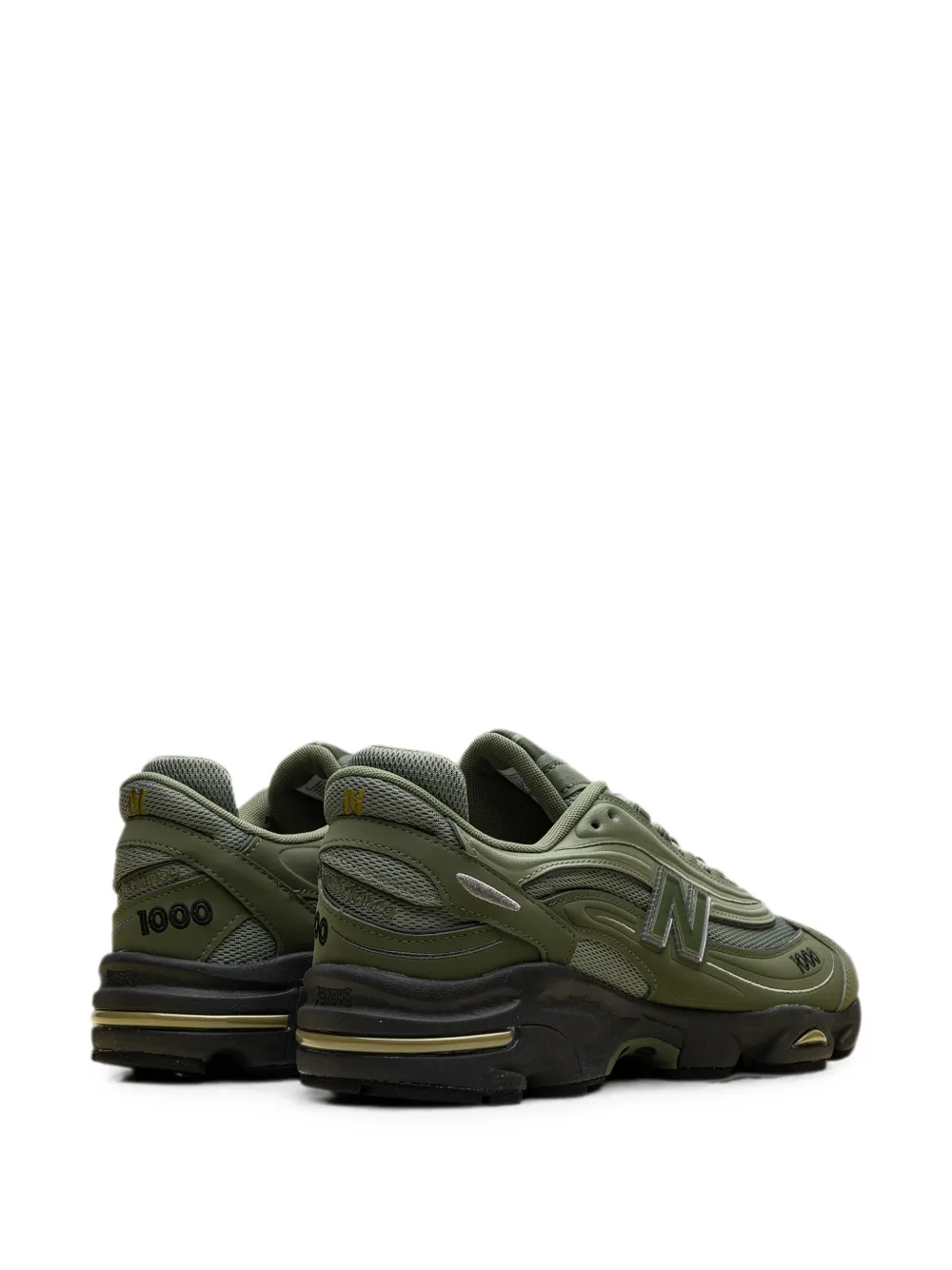 New Balance 1000 panelled sneakers Groen