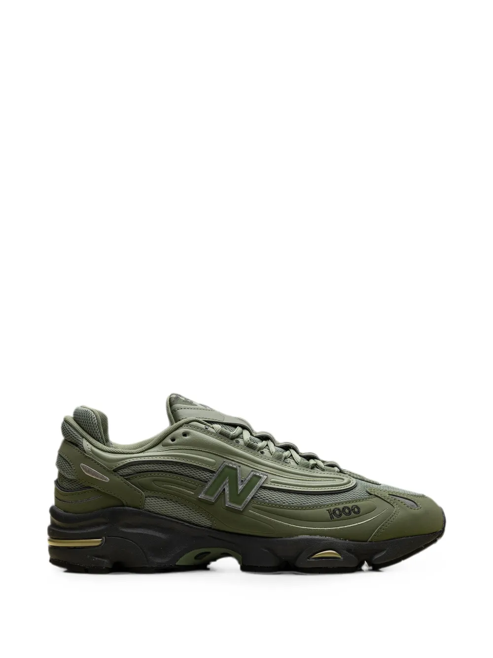 New Balance 1000 panelled sneakers Groen