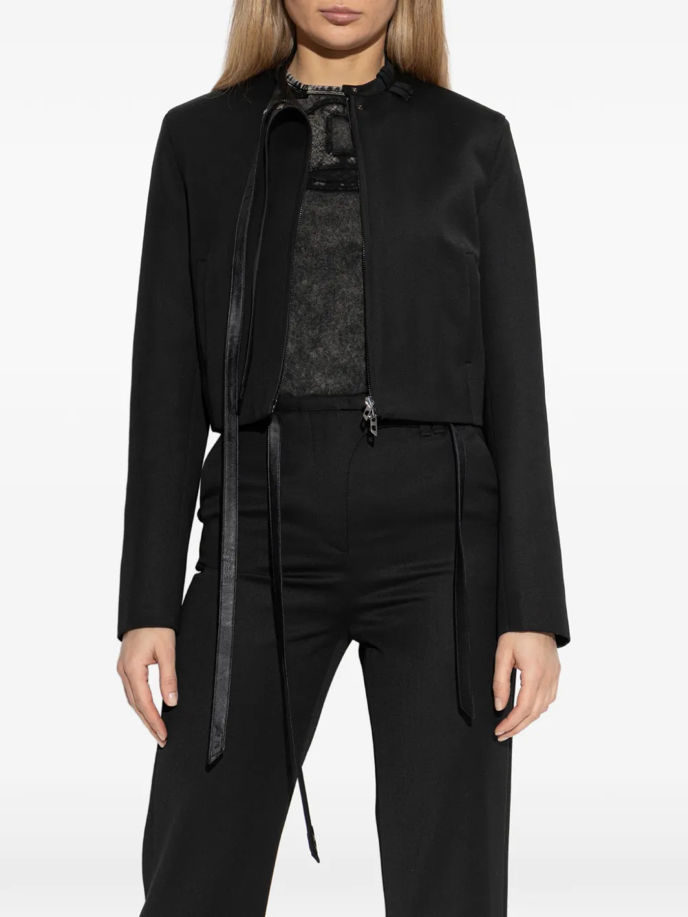 Diesel Jack met bikerhals bandje Zwart