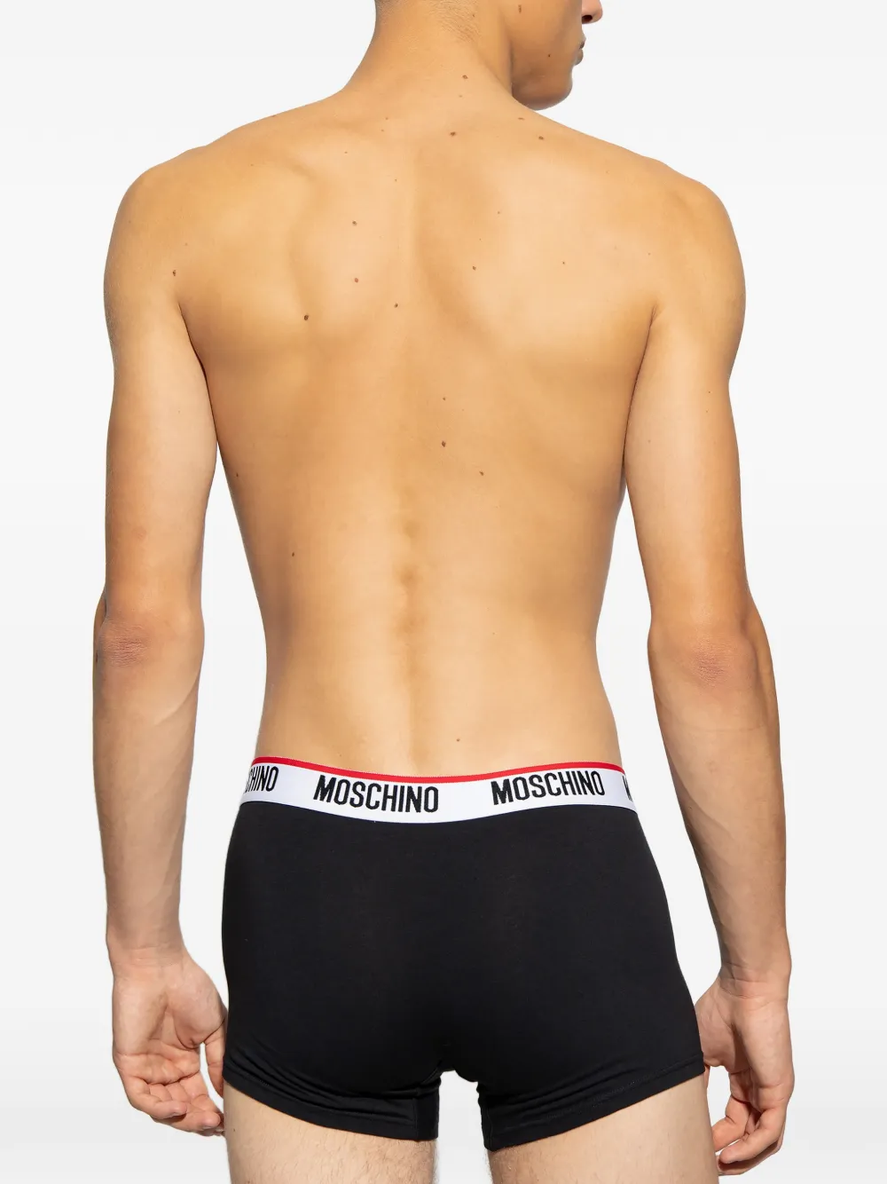Moschino Boxershorts met logoband Zwart